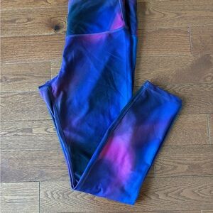 Vibrant Blue and Pink Women's Leggings